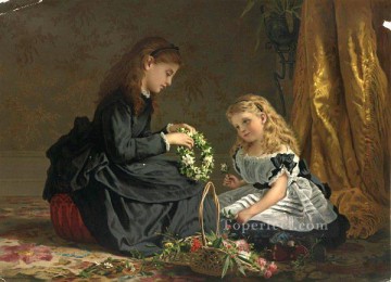 印象派 Painting - 最後の愛の賛辞 ソフィー・ゲンゲンブレ・アンダーソンの子供たち